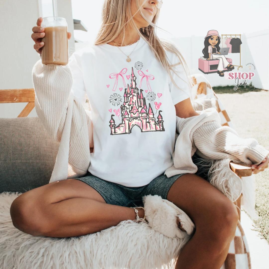 Castle Pink Comfort Color Tees