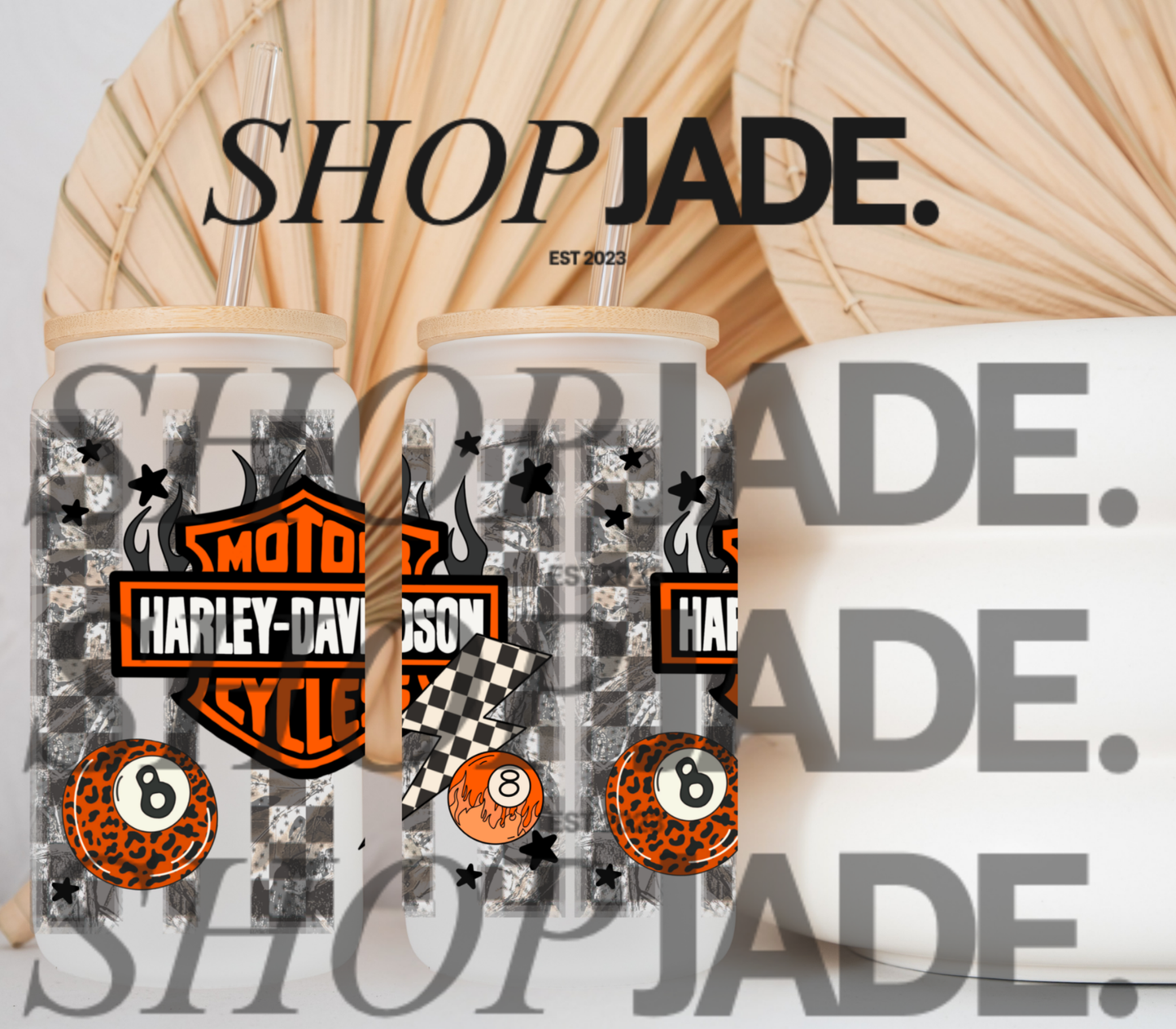 Motor Cycle Har UvDTF Cup Wraps