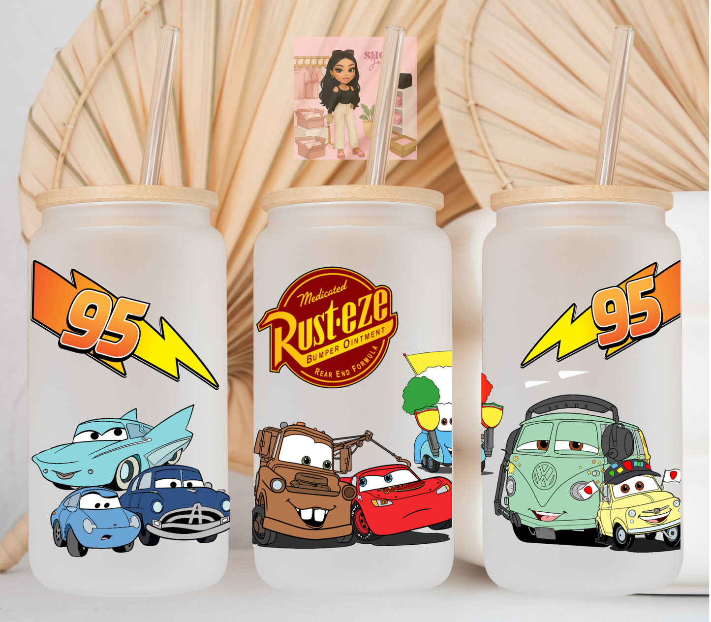 Cars Rust Friends UvDtf cup wrap