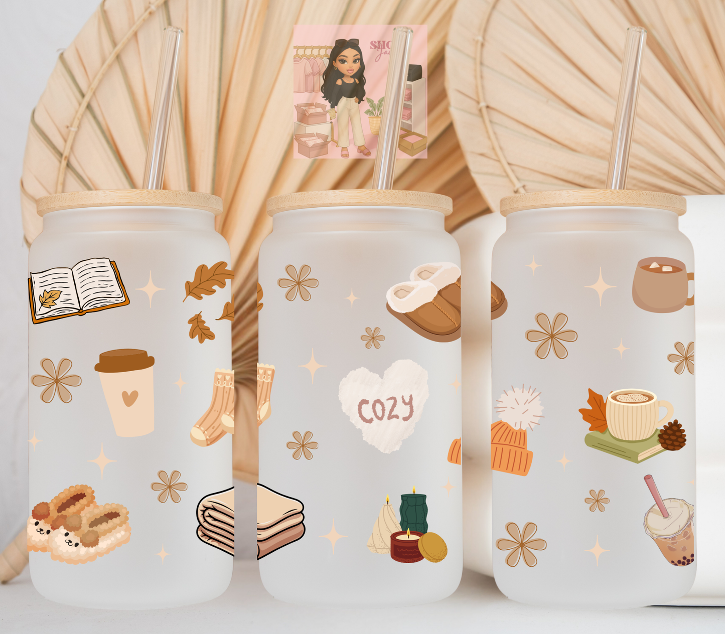 Cozy UvDTF cup wraps