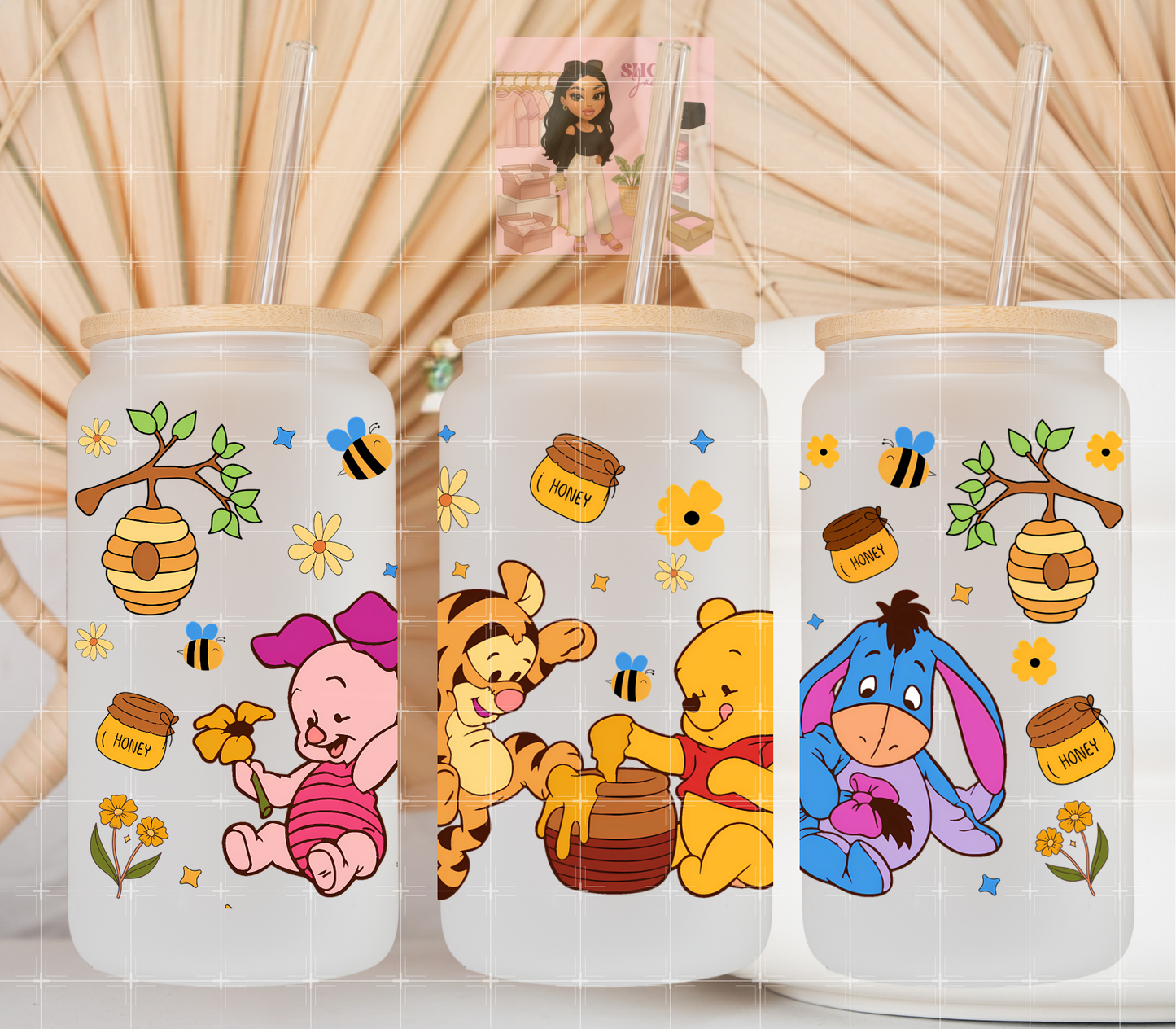 Spring Bear & Friends UvDTF cup wraps