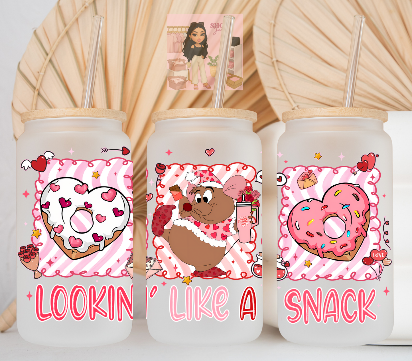 Lookin like a snack Gus valentines UvDTF cup wraps