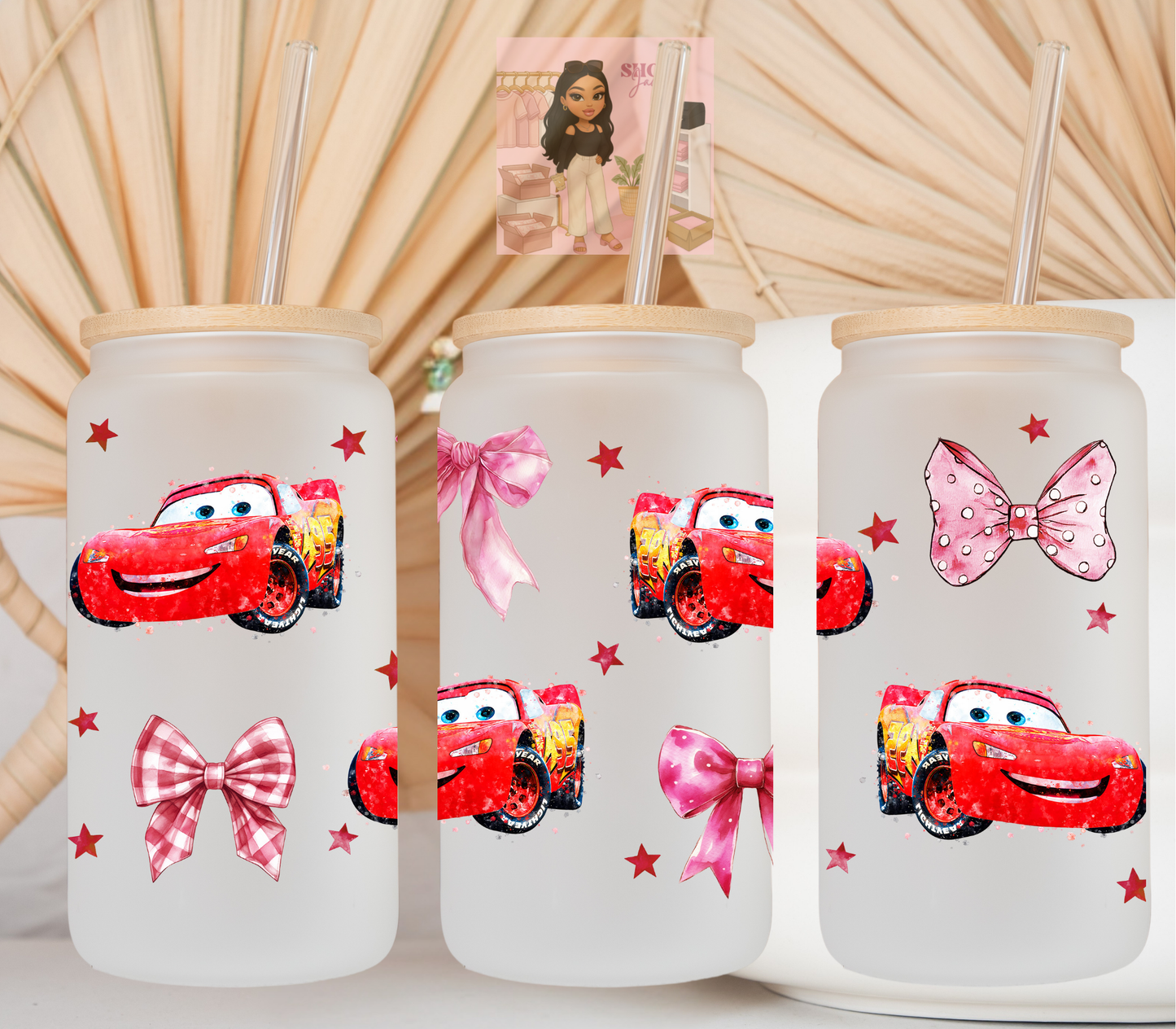 Lightening Bows UvDTF cup wraps