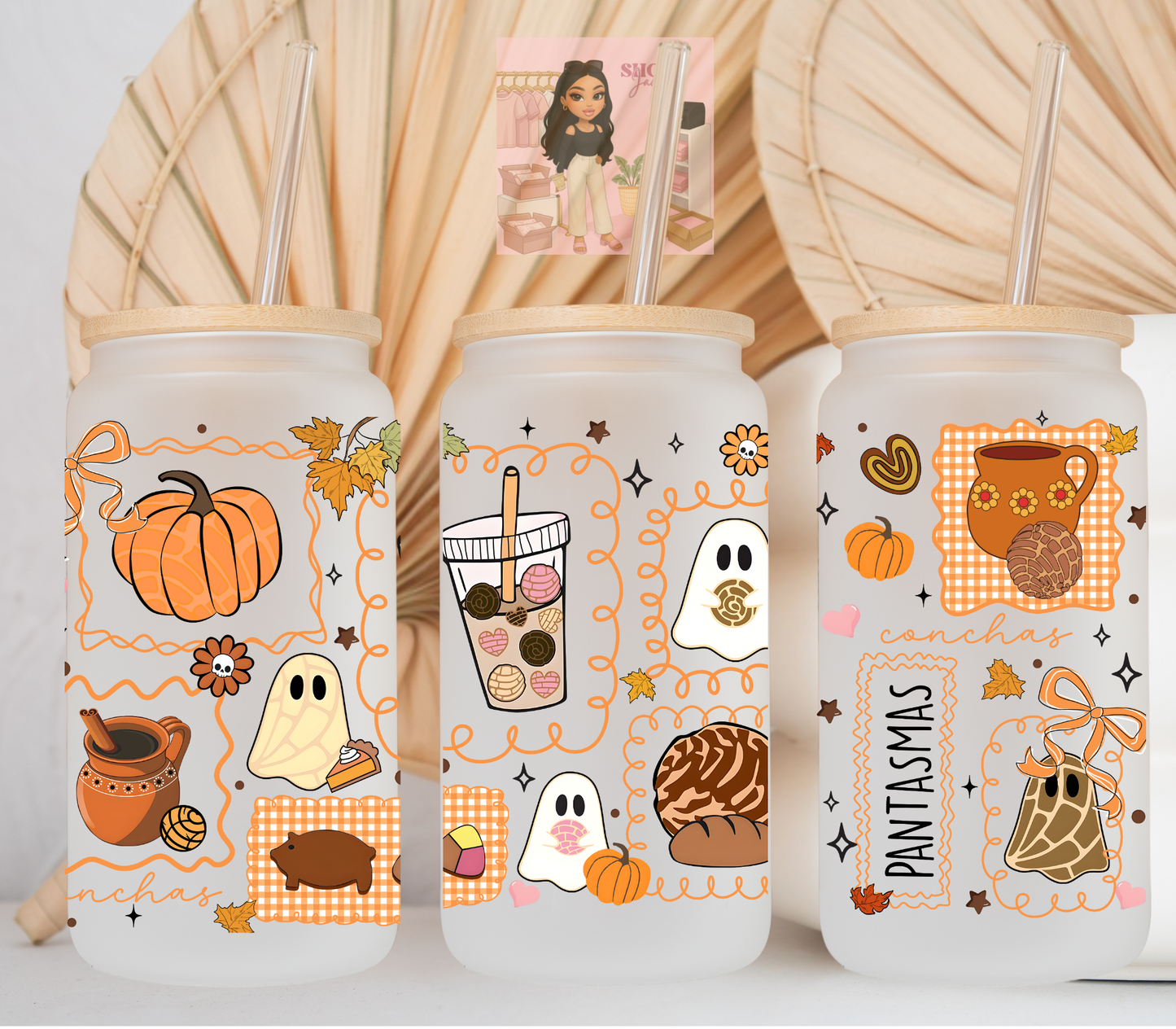 Ghosty Conchitas Coffee UvDTF wrap