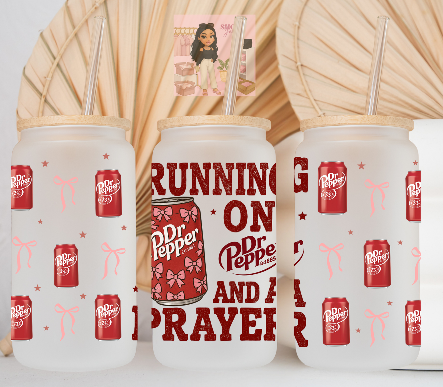 Running on Dr P & a Prayer UvDTF cup wraps