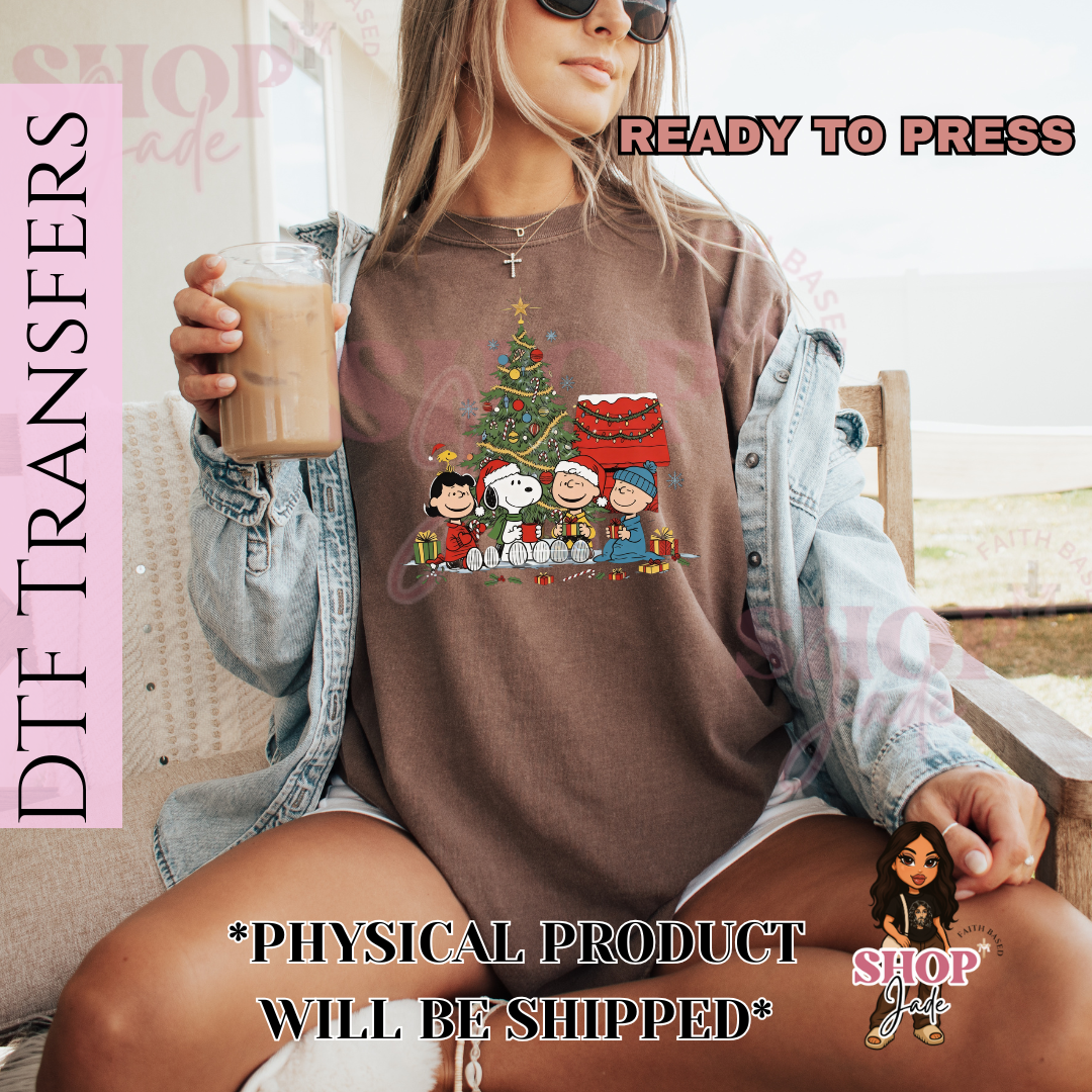 CH44 Charlie & Friends Christmas DTF Transfers (Ready to Press)