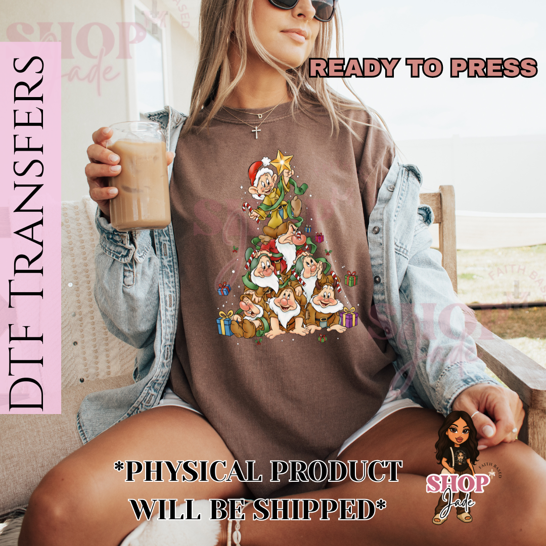 CH25 Gnomes Christmas DTF Transfers (Ready to Press)