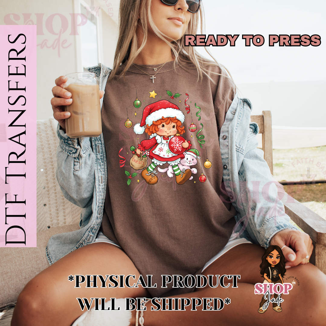 CH13 Strawberry Short DTF Transfers (Ready to Press)