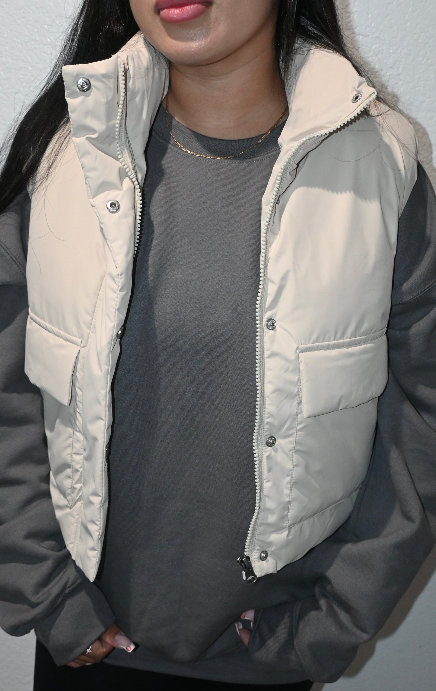 “Jenna” puffer vest w/ pockets