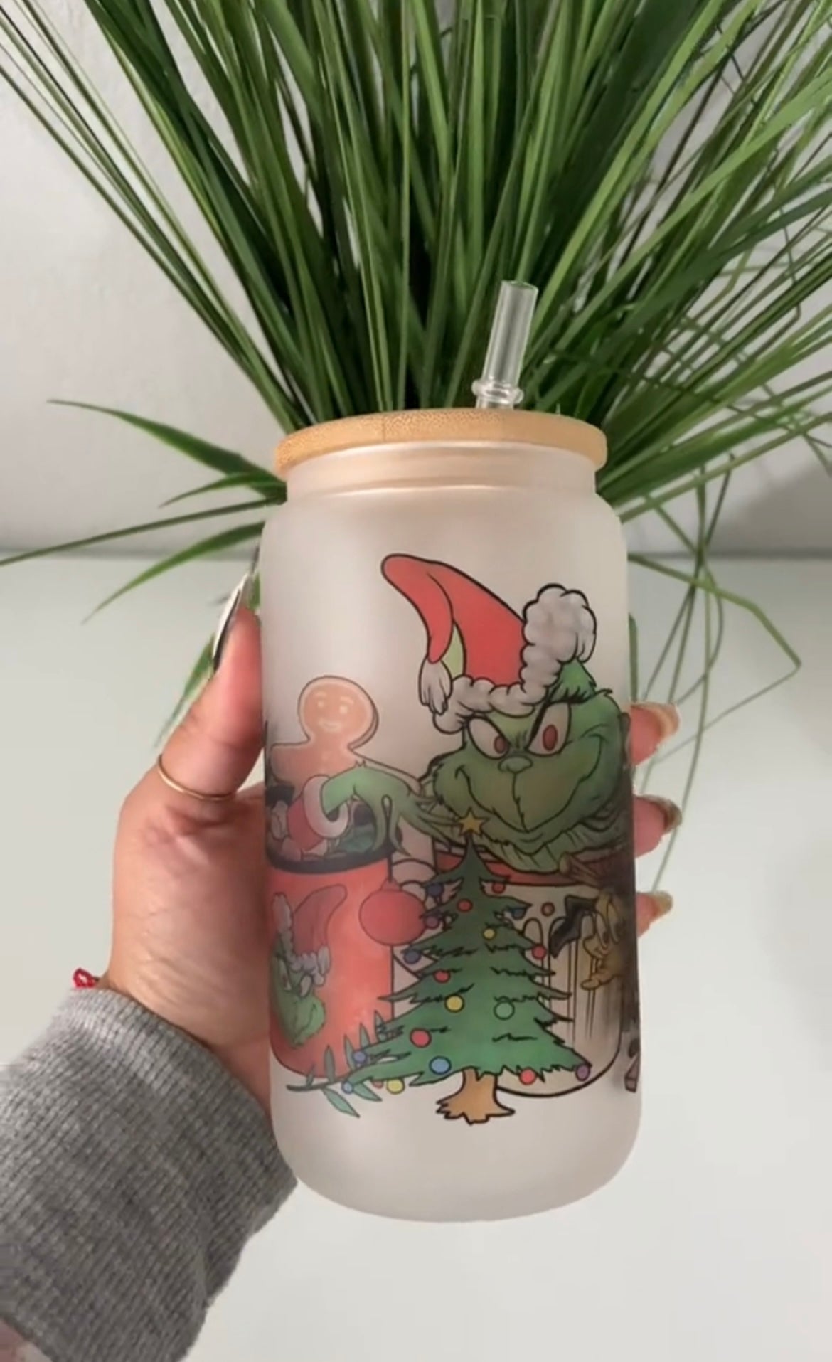 Grinchy Coffee Cup