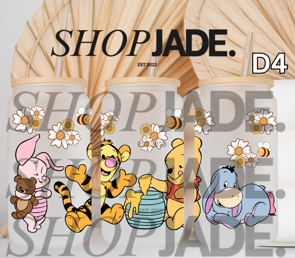 D4 Baby Bear Friends Spring UvDTF Cup Wraps