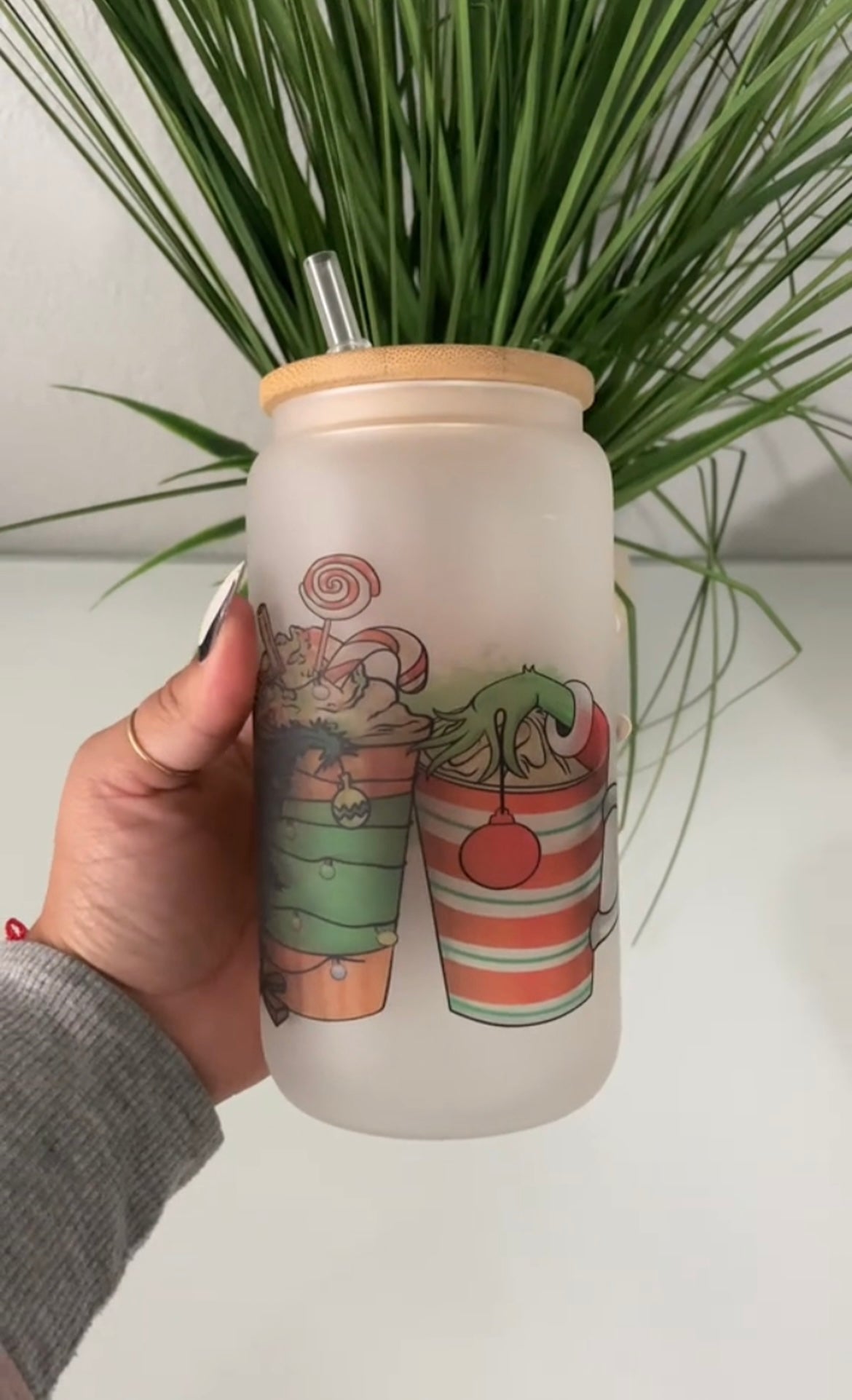 Grinchy Coffee Cup