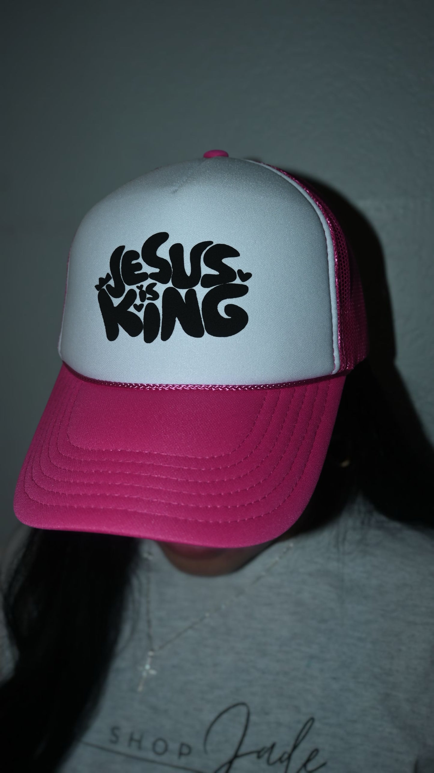 Jesus is King Trucker (Ready to Ship)
