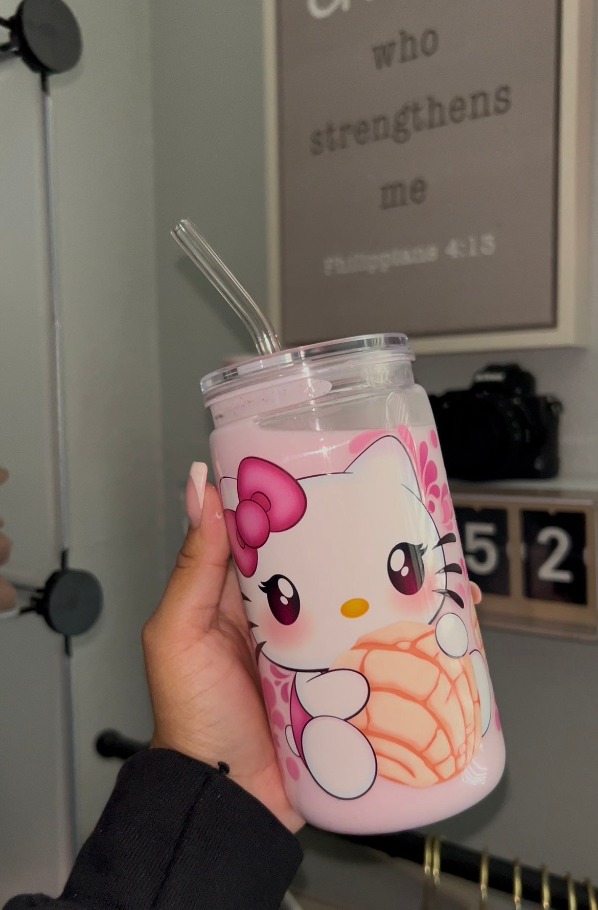 Strawberry Milk Conchita snow globe