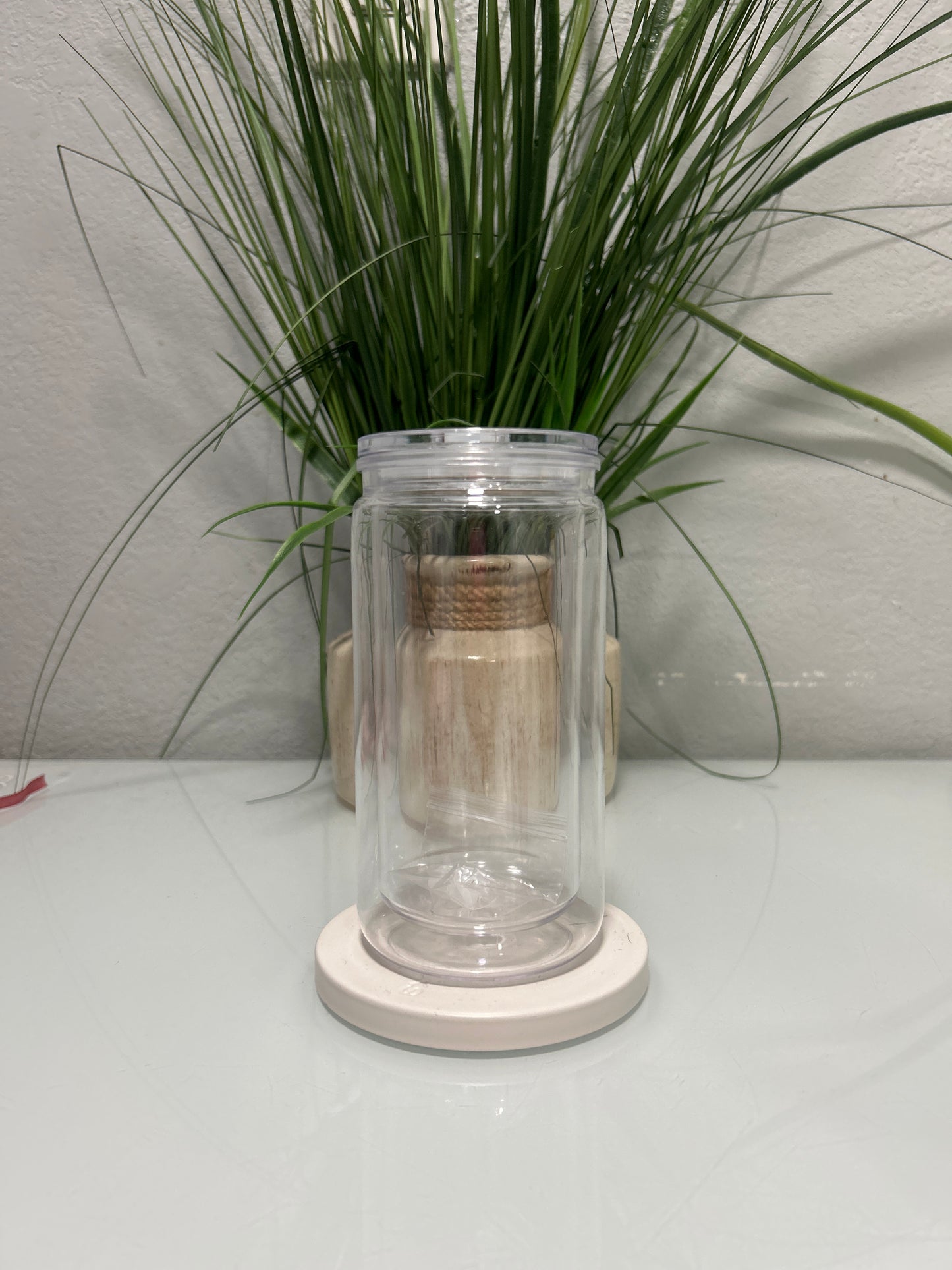 Snowglobe 16oz acrylic cup