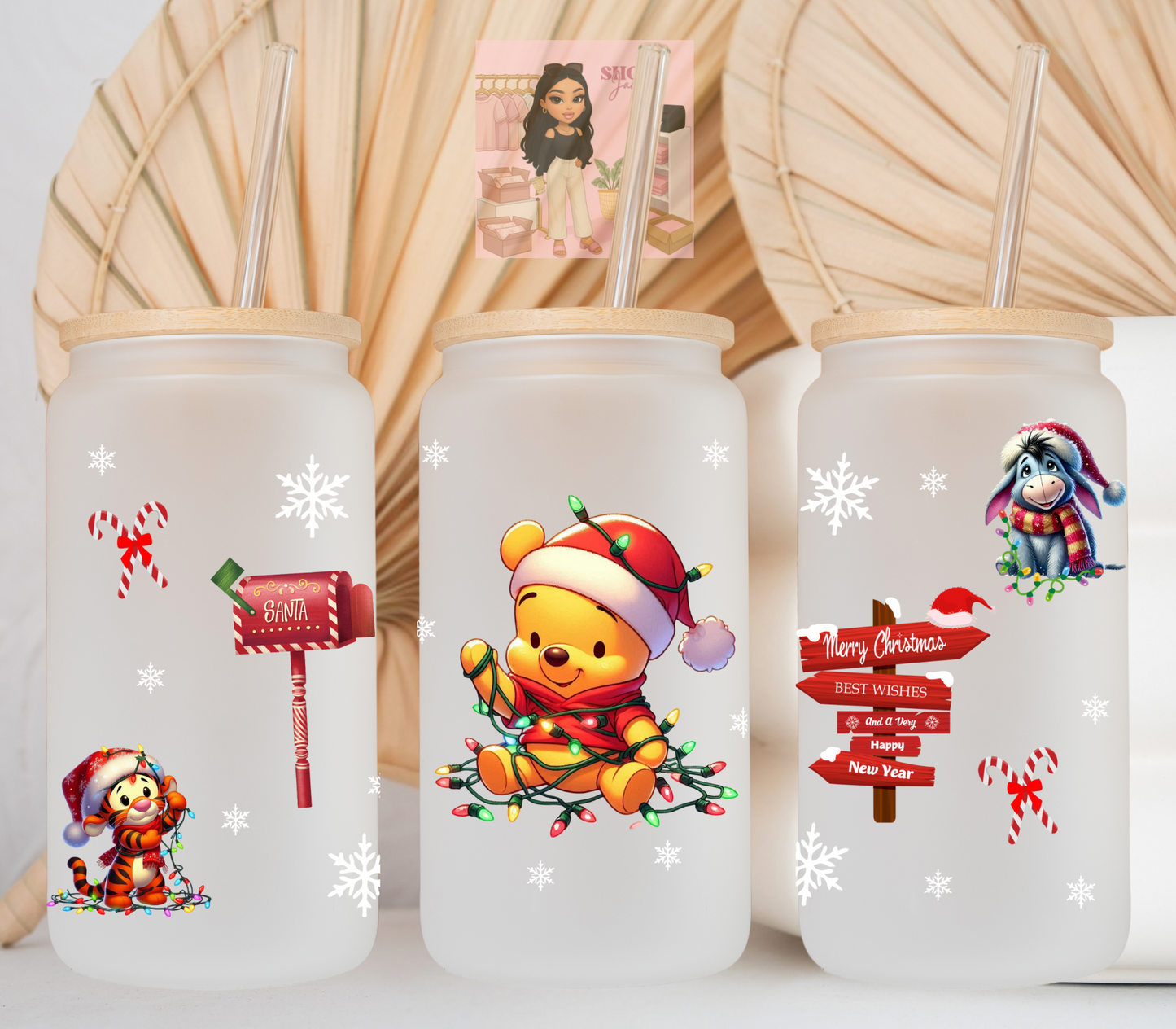 Baby Friends Christmas UvDTF cup wraps