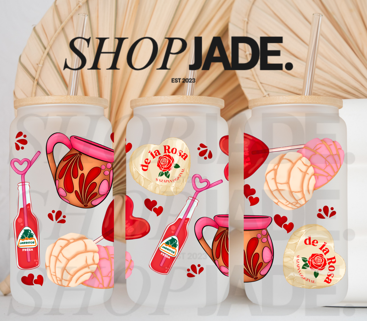 Mexican Pink Red UvDTF Cup Wraps