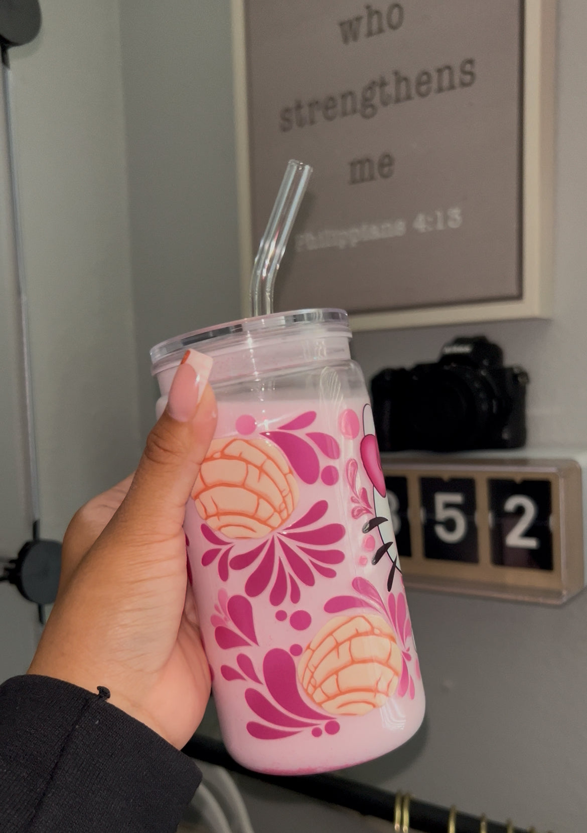Strawberry Milk Conchita snow globe