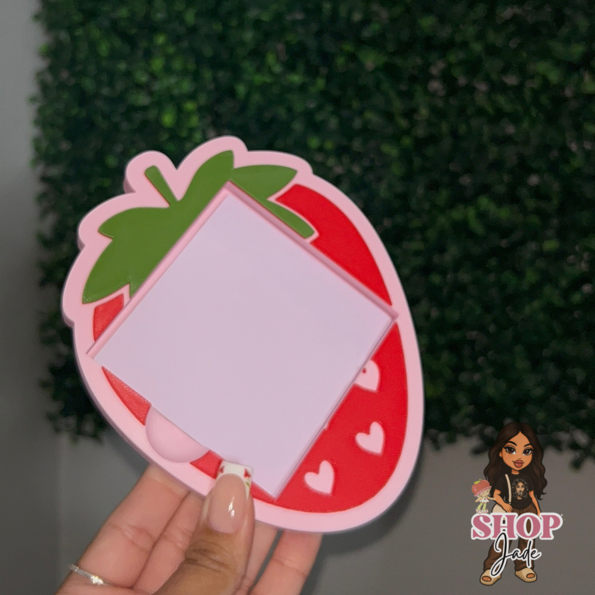 Strawberry sticky note pad 🍓
