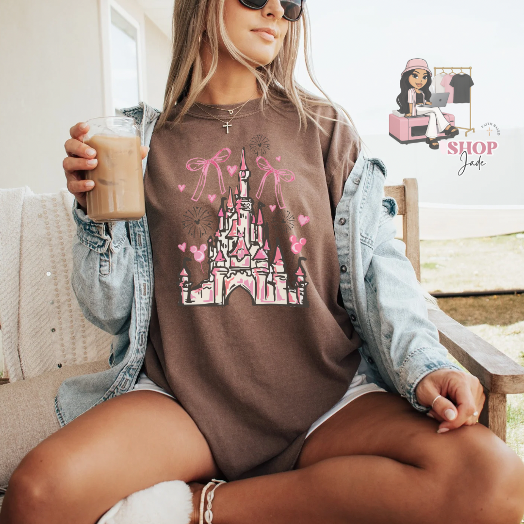 Castle Pink Comfort Color Tees