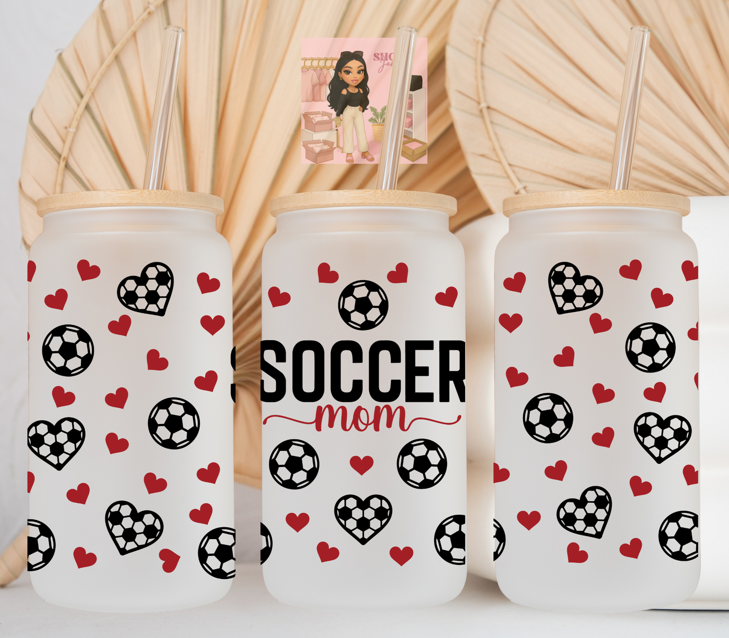 Soccer Mom UvDTF cup wraps