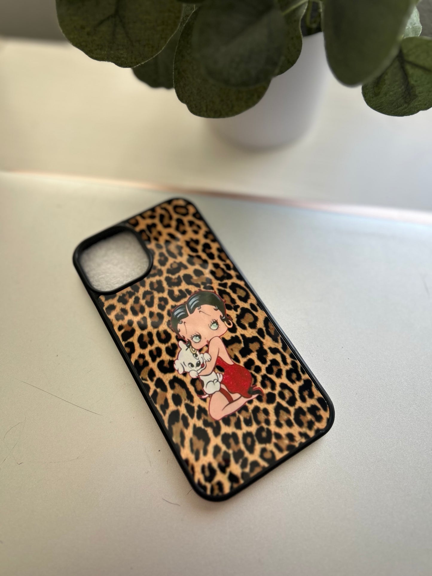 Leopard Boop iPhone cases