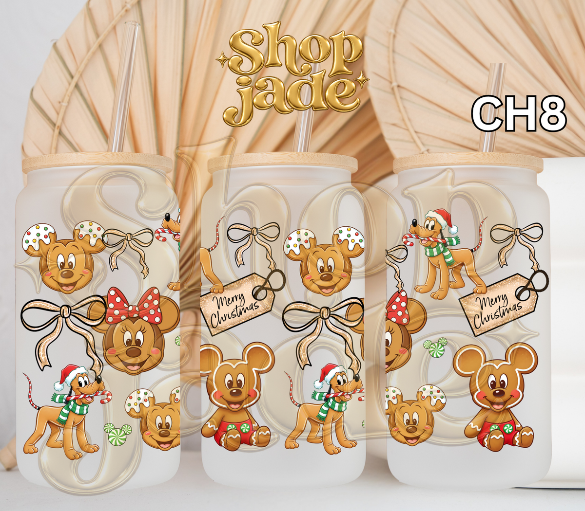 CH8 Gingerbread Mouse Friends UvDTF Cup Wraps