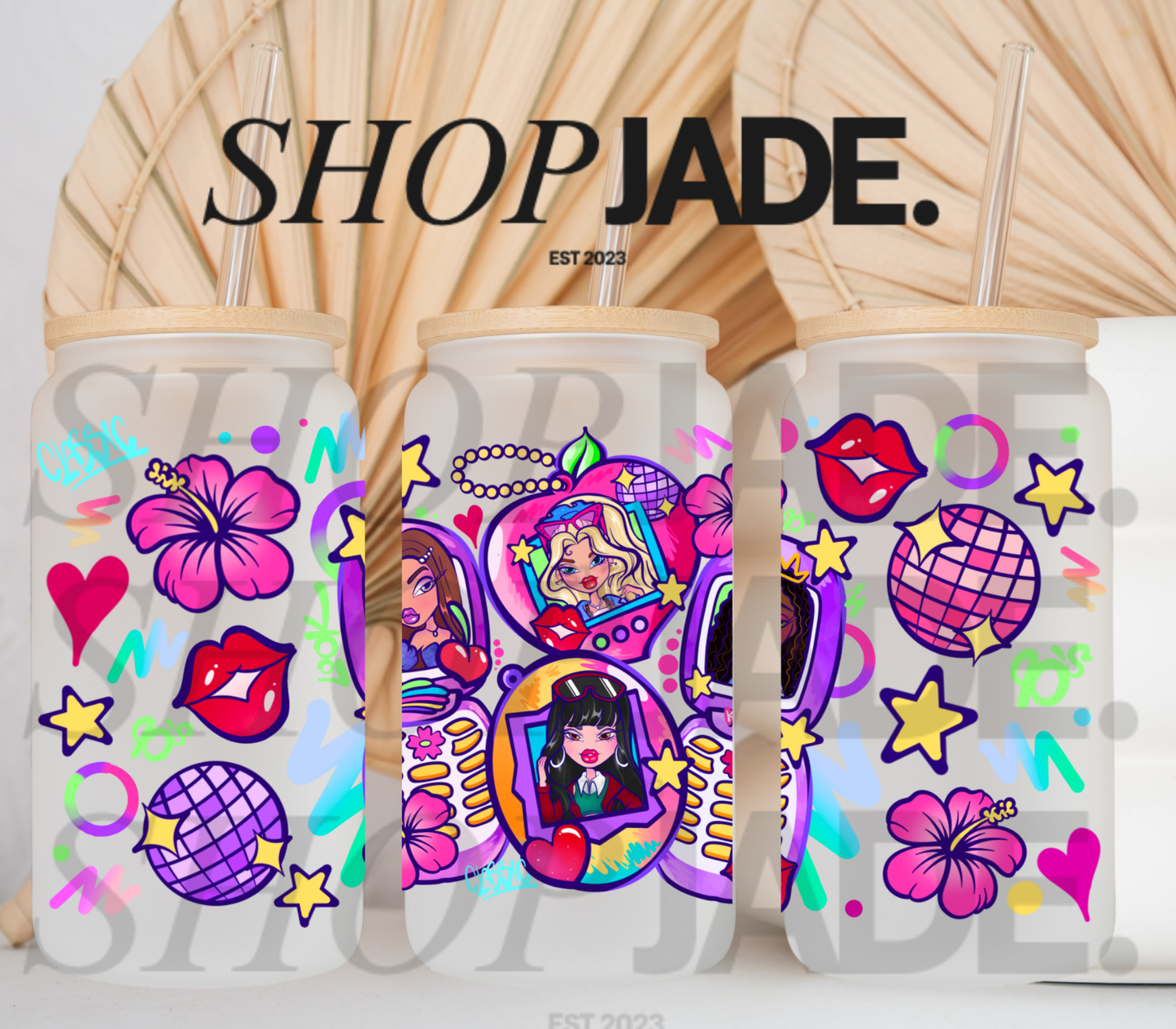 Girls 2000s Phone Uv DTF Cup Wraps