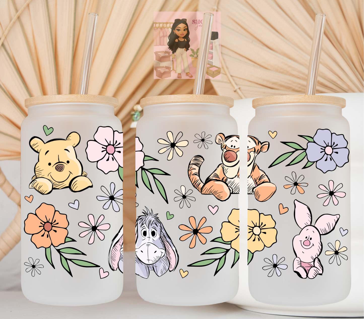 Spring Bear & Friends UvDTF cup wraps