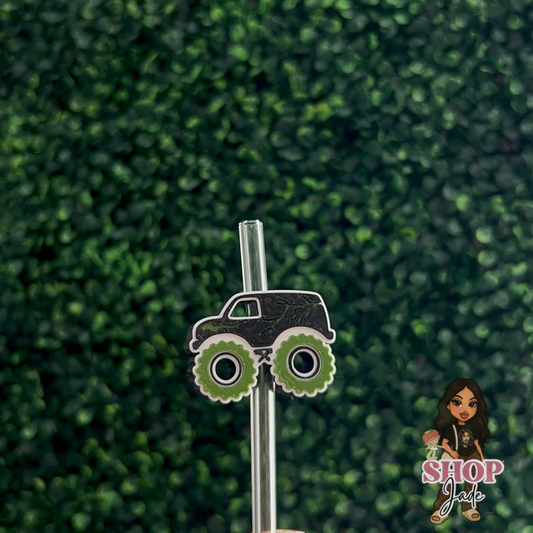 Monster Truck Straw toppers