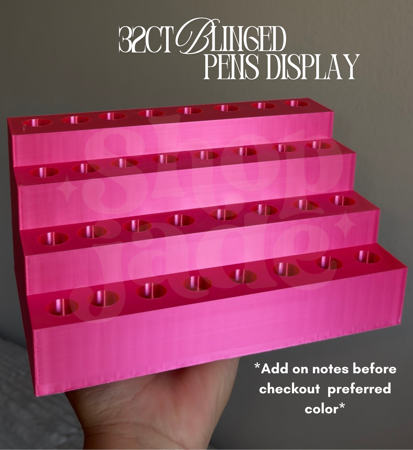32ct Blinged Pen Display
