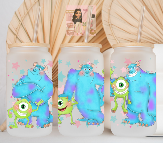 Besties Monsters UvDTF cup wrap
