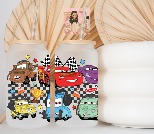 Magic Castle Red Car & Mater UvDTF cup wraps