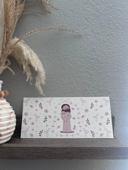 Jesus & Lamb Sub Print (ready to press)