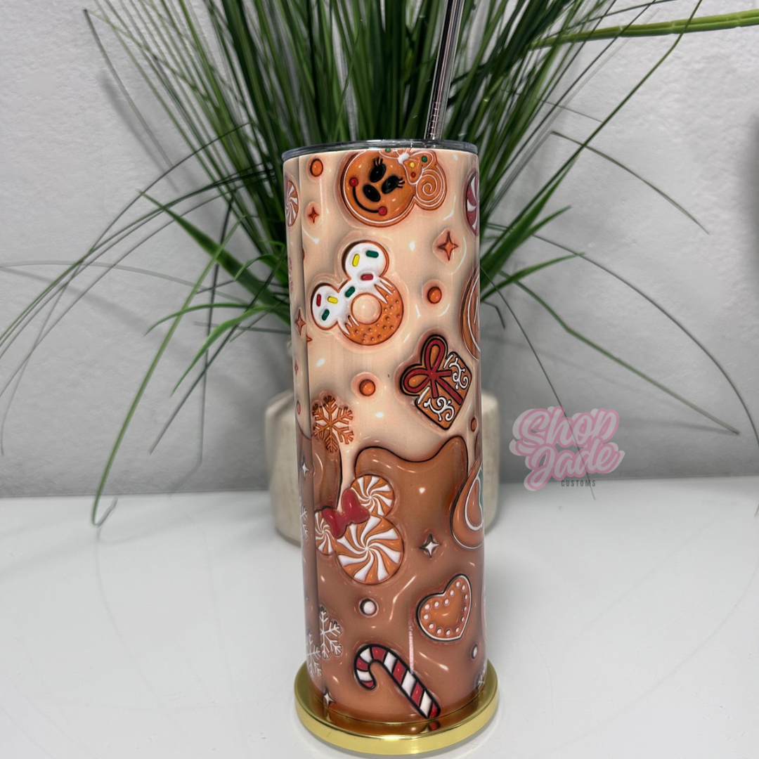 20oz Gingerbread Tumbler