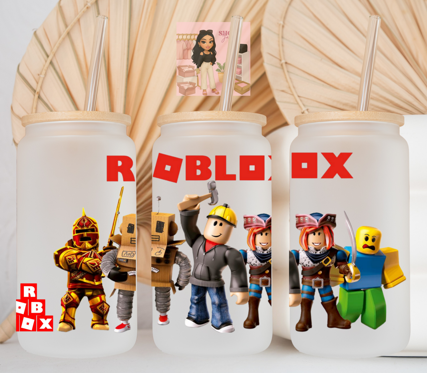 Robl-ox Game UvDTF cup wraps