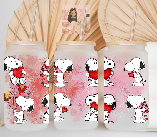 Snoop Love Valentines UvDTF cup wraps