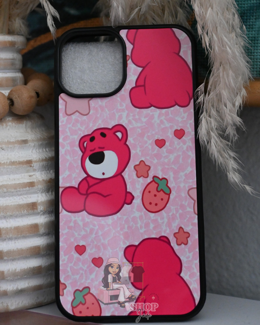 Pink Bear Loty iPhone cases