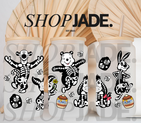 Bear Friends Skellies UvDTF Cup Wraps