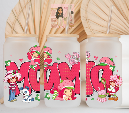 Mama Strawberry UvDTF cup wraps