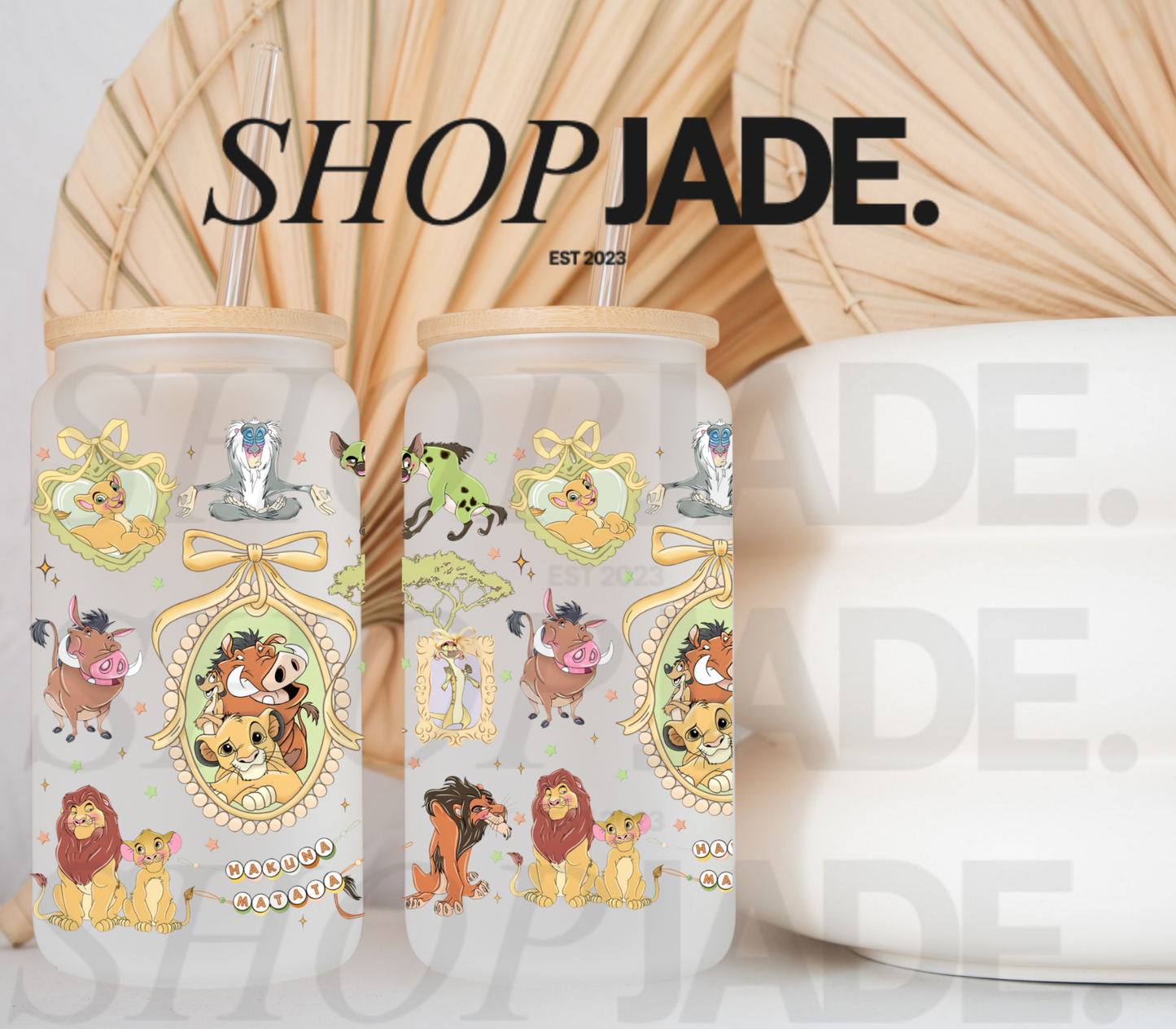 Pastel Coquette Lions 👑 UvDTF Cup Wraps
