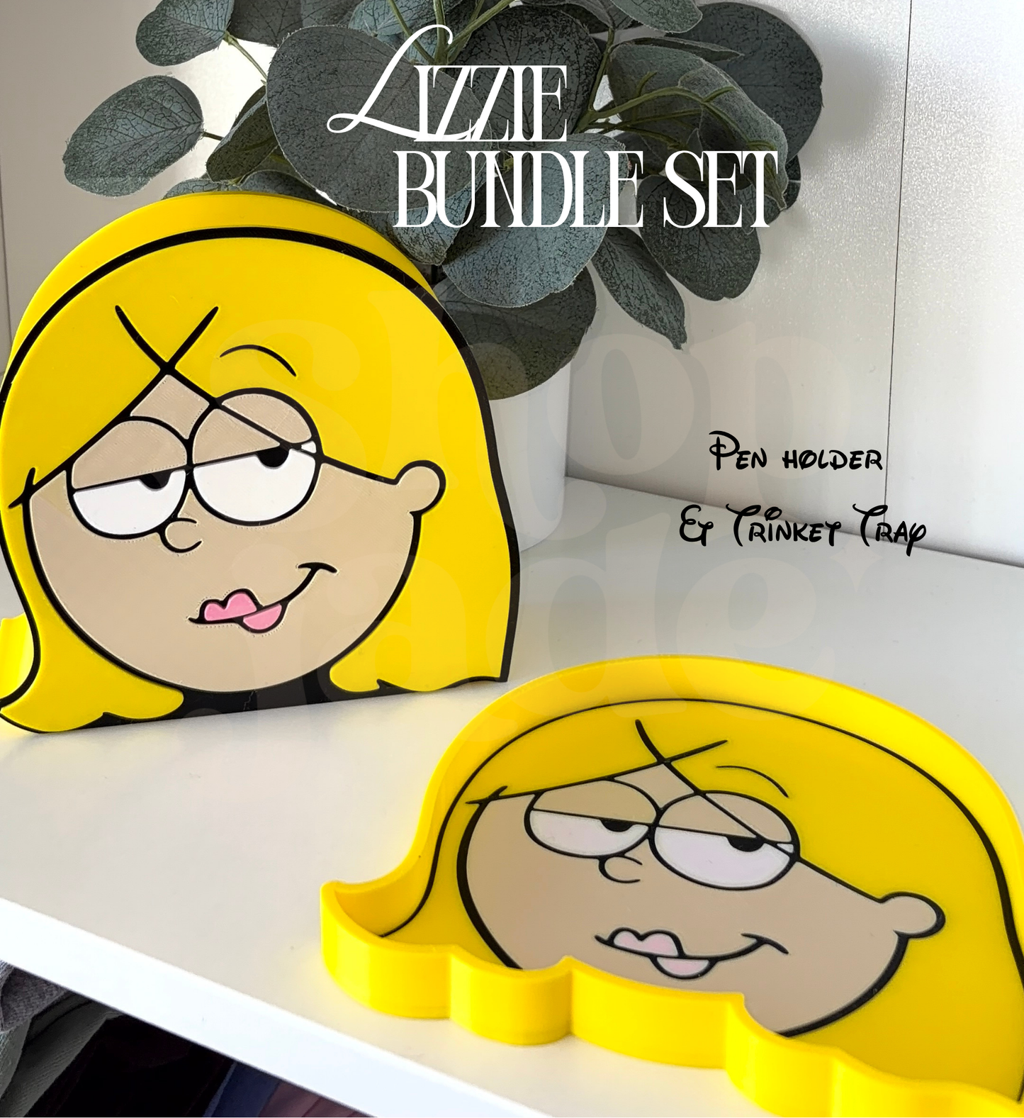 Liz Bundle Set (Pen Holder & Tray)