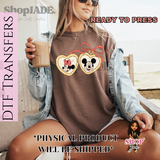 V4 Heartlocket Mouse Couple DTF Transfers (Ready to Press)