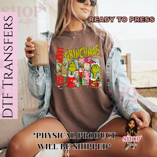 CH50 Merry Grinch-mas DTF Transfers (Ready to Press)