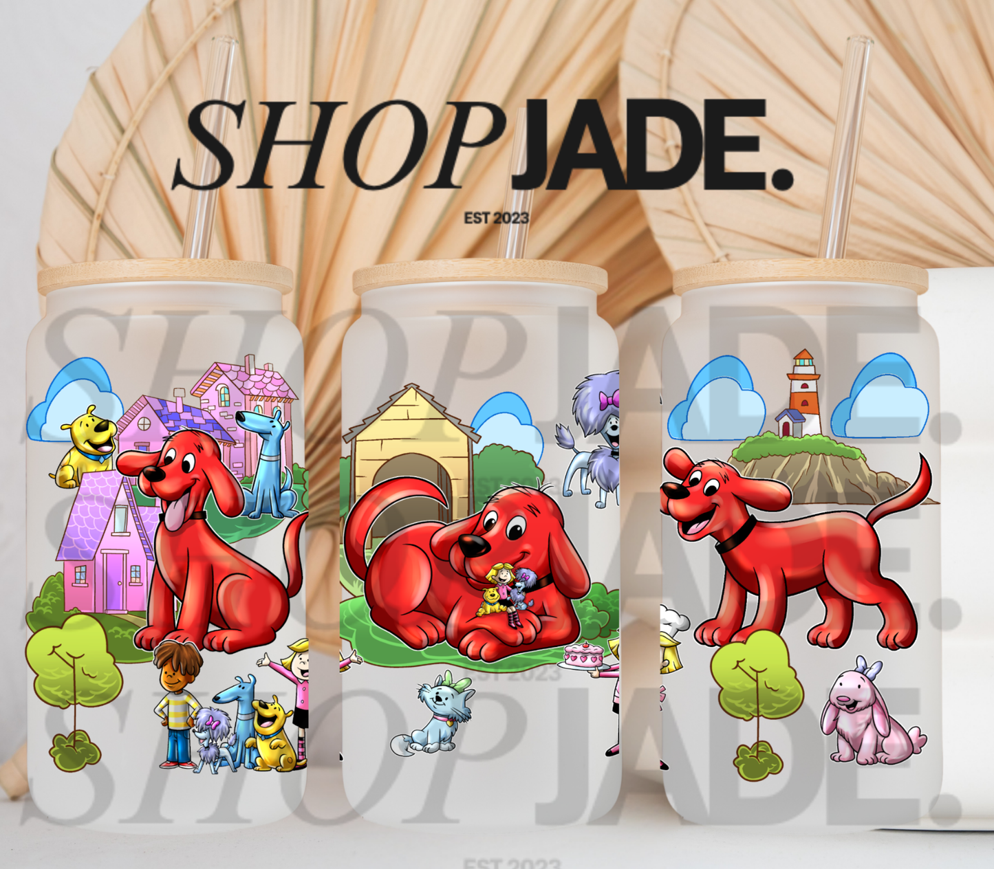 Big Red Dog Uv DTF Cup Wraps