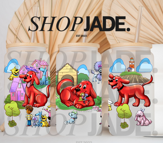 Big Red Dog Uv DTF Cup Wraps