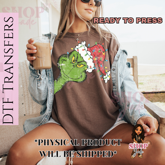 CH35 Side Grin-chy Christmas DTF Transfers (Ready to Press)