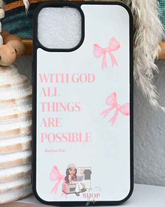 With God iPhone cases