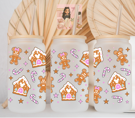 Gingerbread houses UvDTF wrap