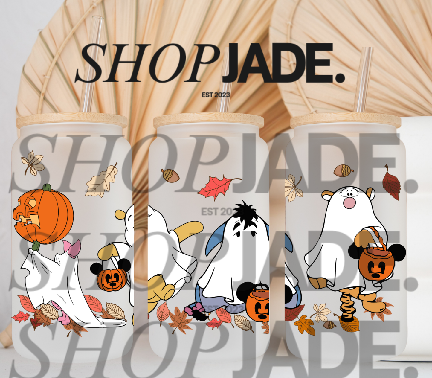 Halloween Ghosties Bear Friends UvDTF Cup Wraps